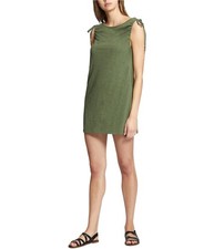 Sanctuary Clothing Womens Midsummer Tie Shoulder Shirt Dress