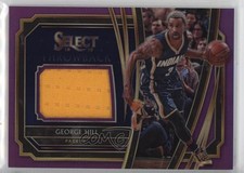 2019-20 Panini Select Throwback Memorabilia Purple Prizm 18/99 George Hill 11p9