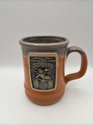 New Deneen Pottery/Bones Coffee Co. THE PUMPKIN KING Handthrown Mug 2023 NWOB
