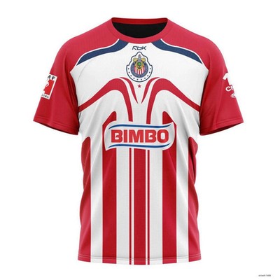Personalized LIGA MX Chivas Guadalajara Shirt 3D Retro 2006 Home Kits