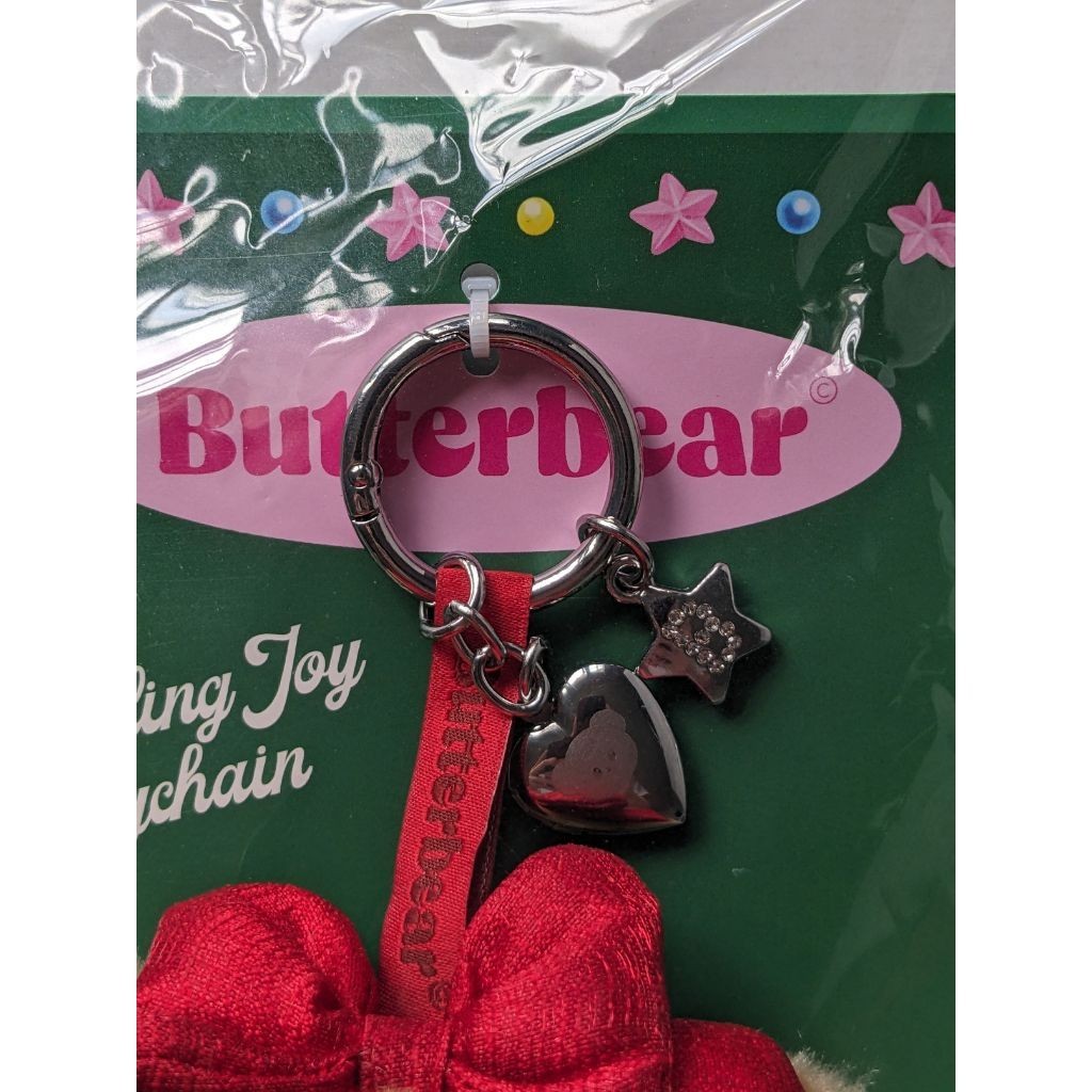 Butterbear Plush Keychain Sparkling Joy Exclusive Limited Edition Thailand Gift