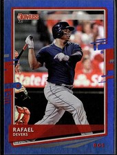 2020 Donruss #164 Rafael Devers Holo Blue