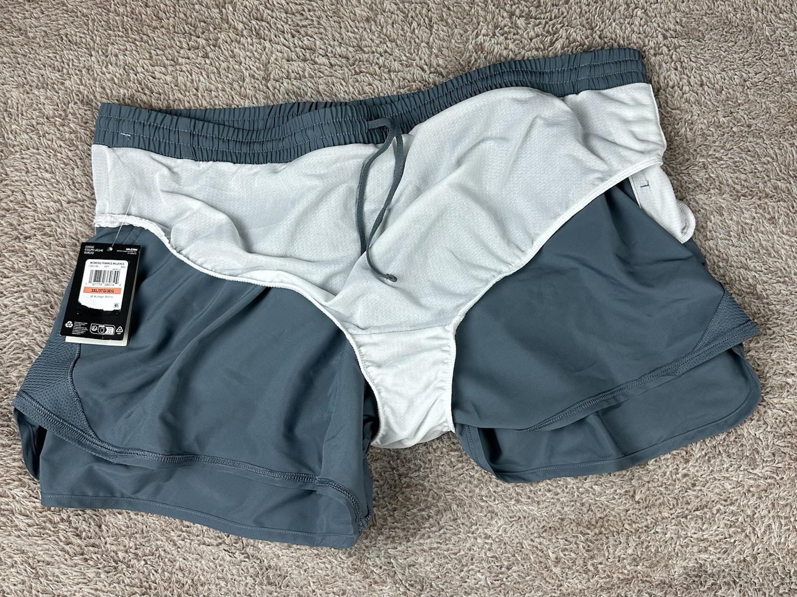 Under Armour Women’s UA Mileage 2.0 Shorts Gray Size 3X New thumbnail 10