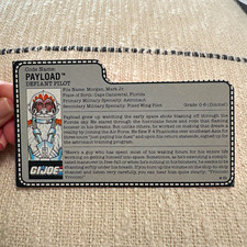 GI Joe Payload Defiant Pilot Action Figure w/ File Card - G.I. Joe Franchise