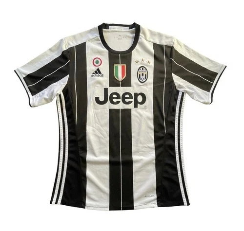 Adidas Juventus FC Pogba #10 Football Soccer Jersey Embroidered Stripe Large