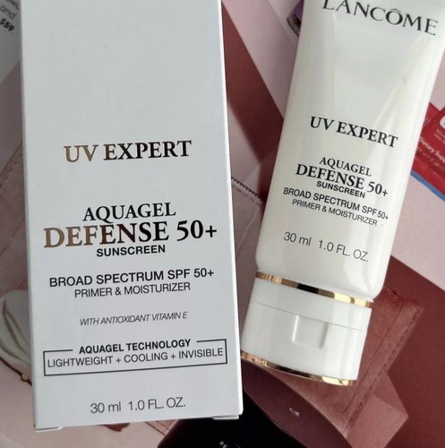 Lancome UV Expert Aquagel Defense Sunscreen SPF 50+ Primer.1oz(exp 2027) Sealed - Picture 11 of 12