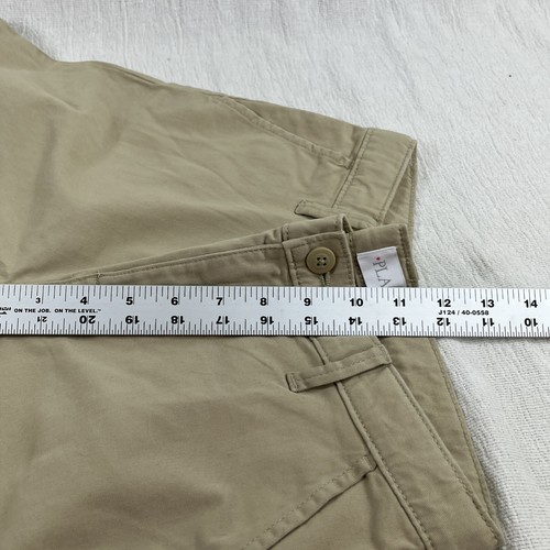 THE CHILDREN'S PLACE Girls Lot Of 2 Uniform Shorts Khaki & Black Size 14 Bermuda - Picture 8 of 12