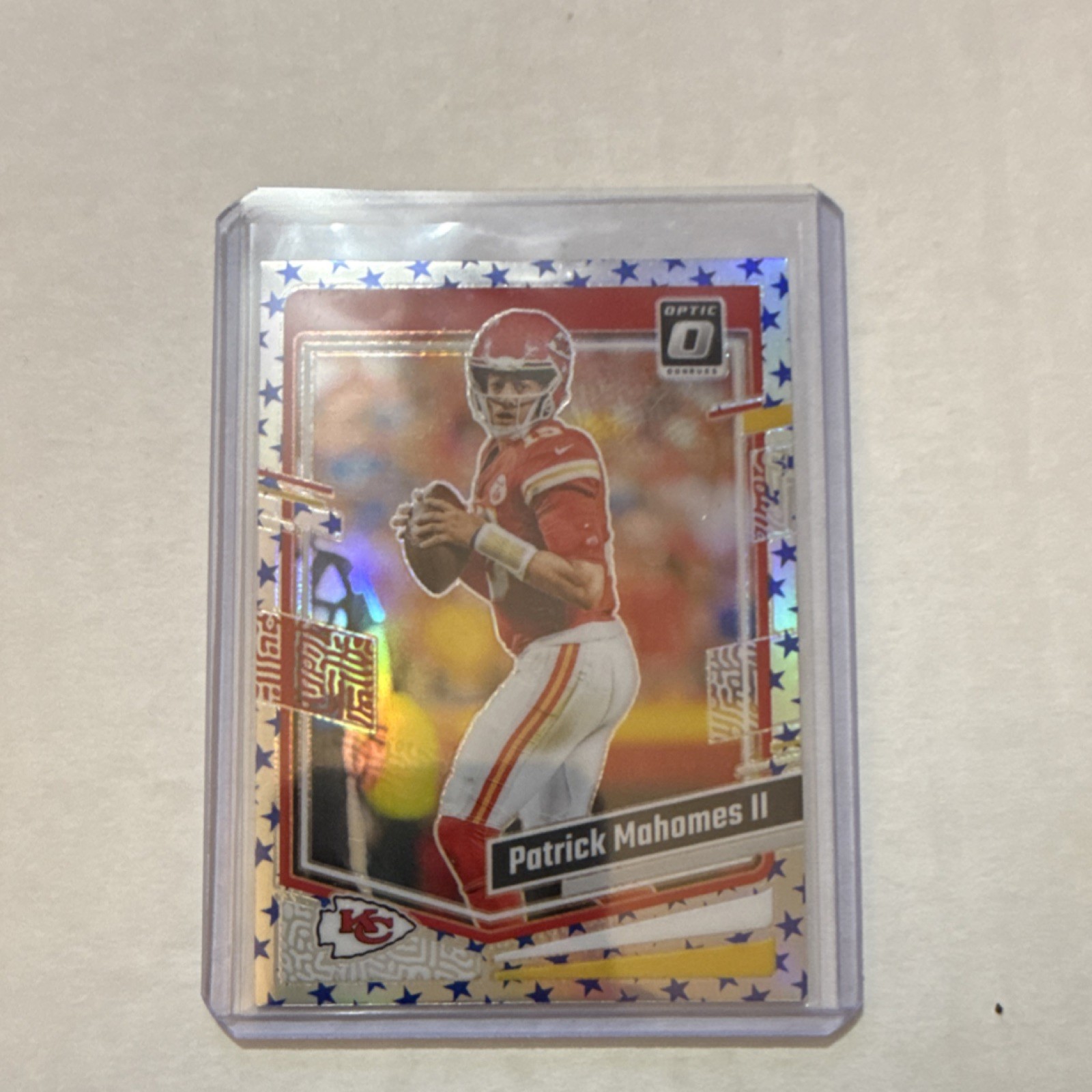 2023 Panini Donruss Optic Patrick Mahomes II #93 Stars Prizm Kansas City Chiefs
