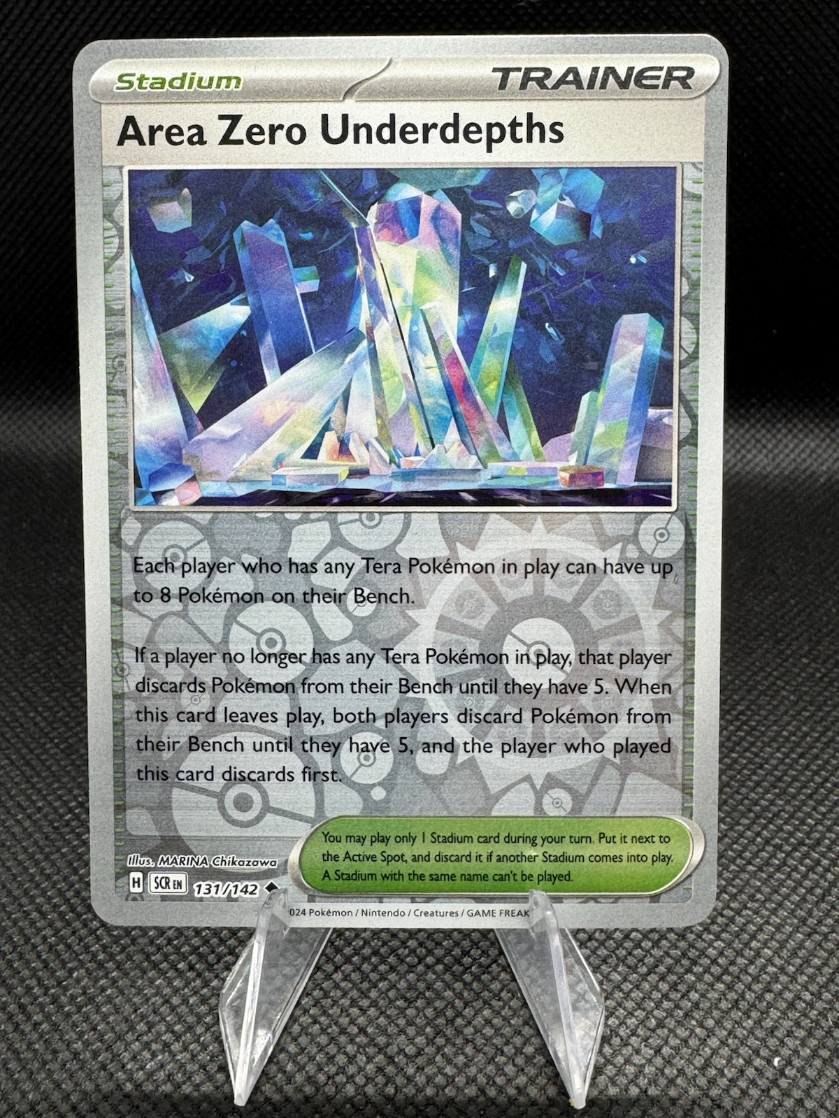 Area Zero Underdepths - 131/142 - Reverse Holo - SV07: Stellar Crown (SV07) - NM