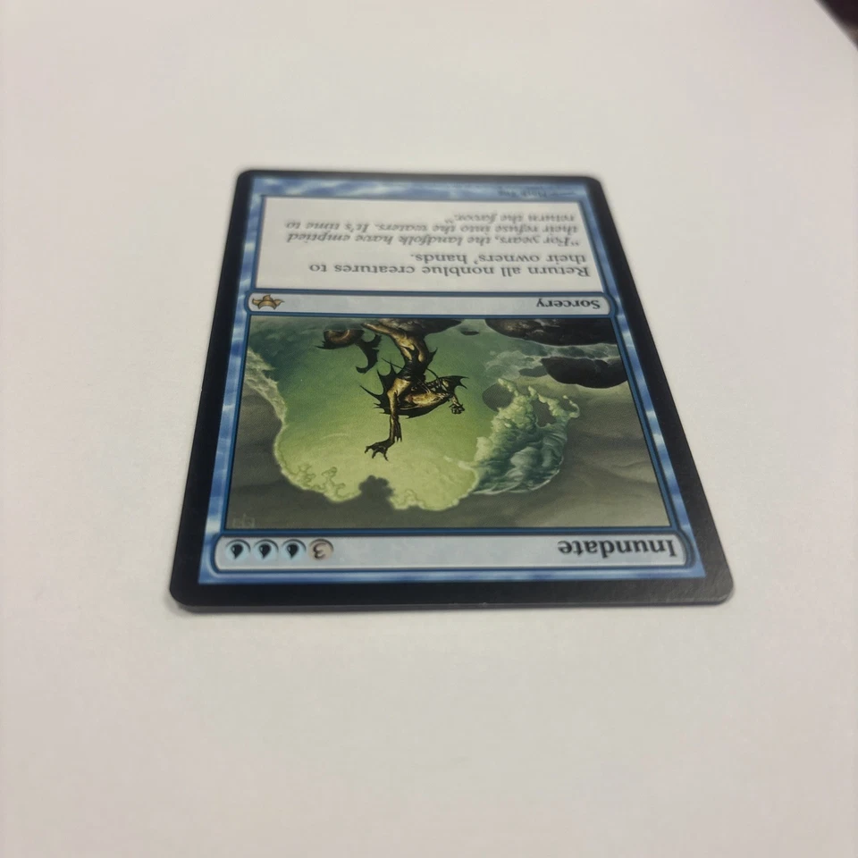Inundate NM Eventide MTG 25 / 180 Blue Sorcery English Regular Return Creatures - Image 4 of 4