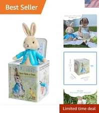 Beatrix Potter Peter Rabbit Musical Jack-in-the-Box - Classic Interactive Toy