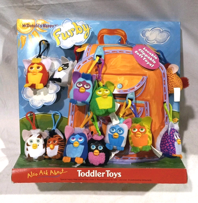 MCDONALDS 2000 FURBY HAPPY MEAL DISPLAY - COMPLETE | eBay