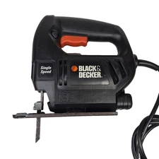 Black & Decker Electric Jig Saw Single Speed #7552 Corded Hobbies Crafts