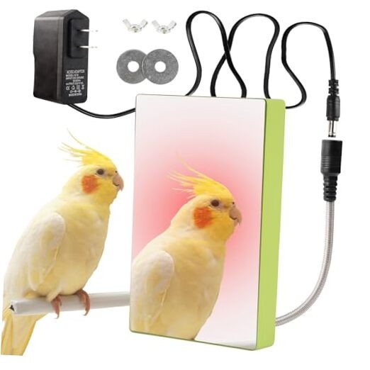 Heater 5w Bird Warmer With Mirror And Anti Bite Rope 12v