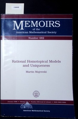 Rational homotopical models and uniqueness. Memoirs of the American Mathematical