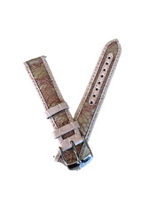 MICHELE PINK LACE 18mm Alligator Watch Strap - France - DECO, SEREIN , SIDNEY