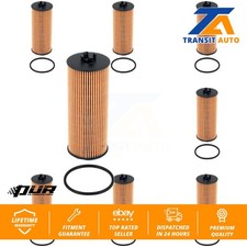 Engine Cartridge Oil Filter (8 Pack) For Mercedes-Benz G63 AMG S550 GLE63 S E63