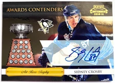 2010-11 Playoff Contenders Awards Contenders #16 Sidney Crosby Autograph #01/10