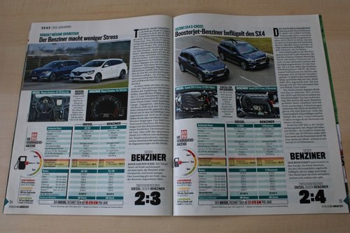 Auto Bild 04/2017 Renault Megane Grandtour TCe 130 Bose Edition mit 132PS besser