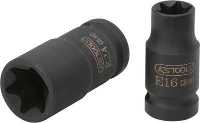 KS Tools 515.0984 3/8'' Torx-E-Kraft-Stecknuss, kurz, E10