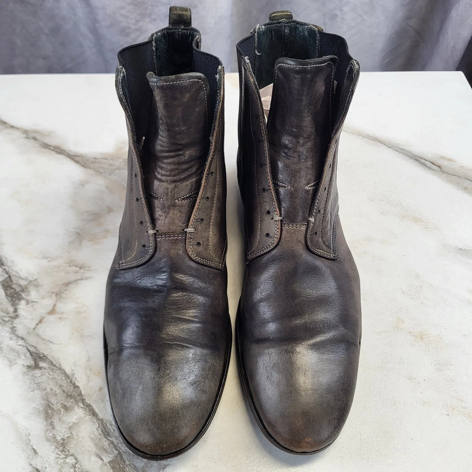 Chelsea John Varvatos ITALIA Fleetwood Noruego Envejecido y Refrescado Talla 9.5 Foto 4 de 4