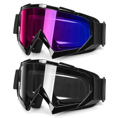 ATV Googles, Dirt Bike Goggles for Men Women, UV 400 Anti-Scratch Fog Dustpro...