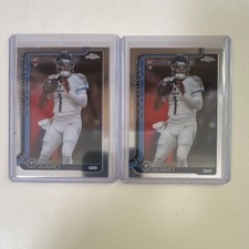 Topps Chrome 2024 Cameron Ward Rookie #314 Tennessee Titans - 2 Cards