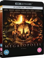 MEGALOPOLIS (2024) 4K UHD Blu-Ray BRAND NEW (4K disc is USA Compatible)