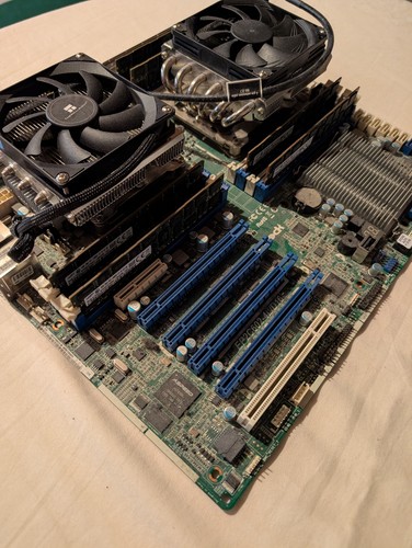 ASRock EP2C606-4L/D16, 2x Intel Xeon 2660v2, 64GB 1866MHz ECC RAM - 第 3/3 張圖片