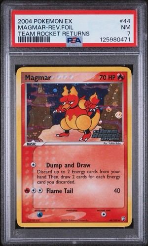 Magmar graded PSA 7 for sale on eBay