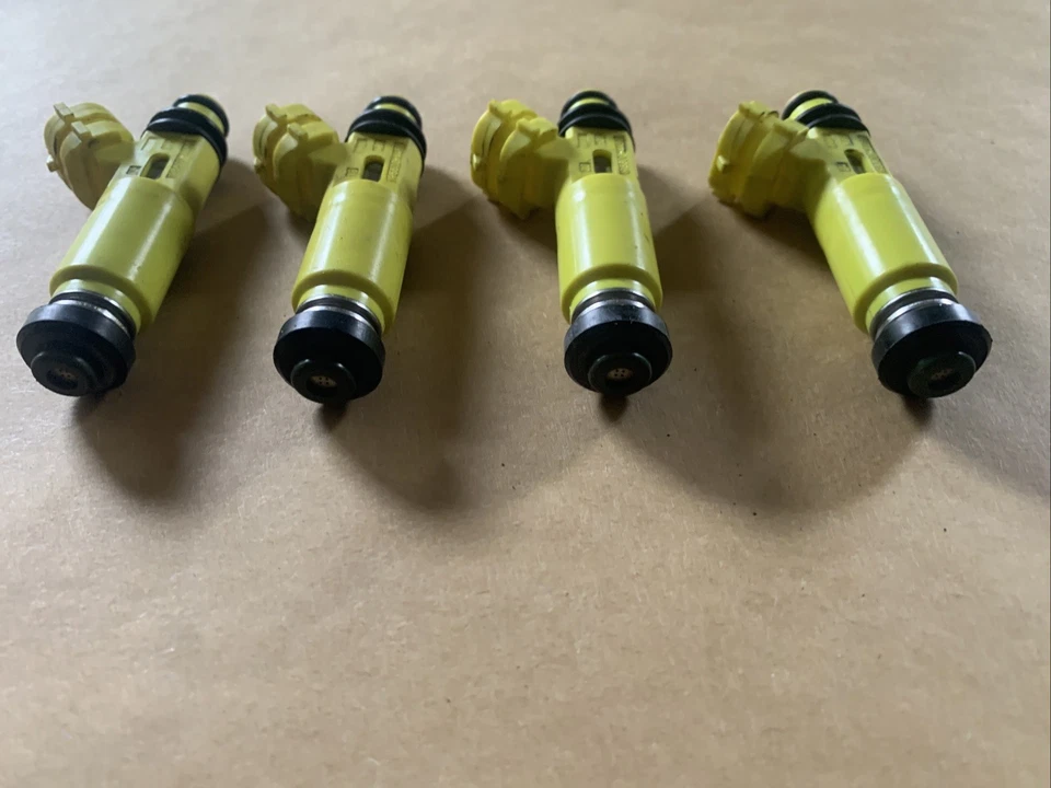 4x 450cc para MAZDA OEM 04-08 RX8 RX7 13B Miata apto para inyectores de combustible amarillo Denso Foto 2 de 4