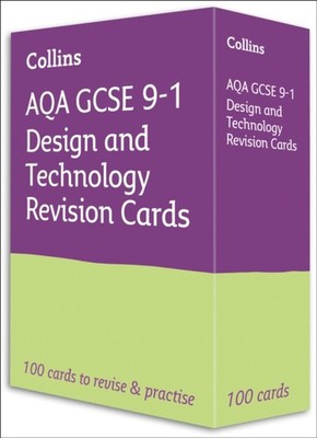 AQA GCSE 91 Design  Technology Revision Cards by Collins GCSE 9780008399269