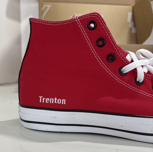Converse By You Trenton Name Uomo Chuck Taylor All Star High Top Rosso Taglia 12 - Foto 3 di 16