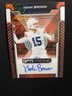 2025 Leaf Optichrome Football RC Auto BA-HB2 Hank Brown /4