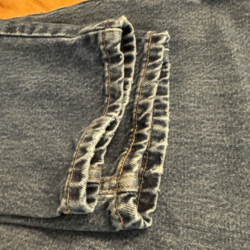 VTG USA Levi's 550 Relaxed Fit Tapered Leg Size 12 Mis Denim Blue Jeans Med Wash - Picture 18 of 18