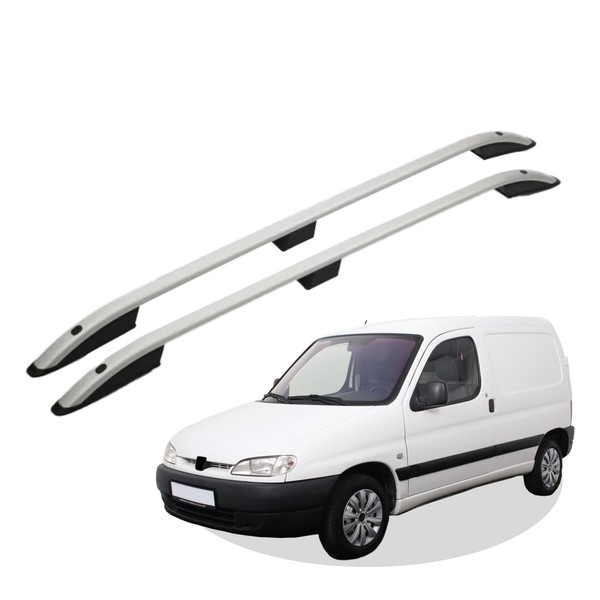 Dachreling Passend FüR Peugeot Partner Baujahr 1997-2007 Grau Mit ABE-image