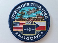 Patch Stoff, Czech Air Force, NATO Days in Ostrava & Czech Air Force Days, CZ