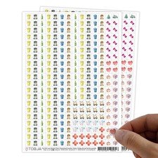 560 Kalender Sticker M&uuml;lltonnen Aufkleber Kalendersticker M&uuml;lltrennung organizer