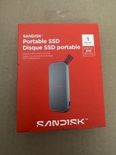 New SanDisk 1TB External USB 3.2 Gen 2 Type C Portable SSD Drive -Gray SDSSDE30B