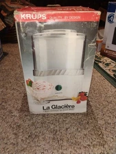 Never used - 1994 Krups La Glaciere 1 Qt Auto Ice Cream Maker Model 337 