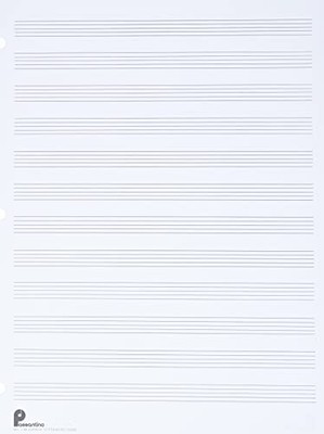 Musipack 3 Ring Filler No. 1: 12-Stave : Passantino Manuscript Paper by Hal ...