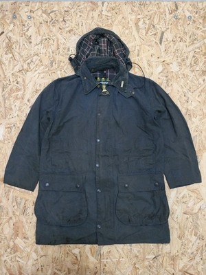 Vintage 90s Mens Barbour Border Hunting Fishing Outdoor Waxed Wax jacket Sz C40