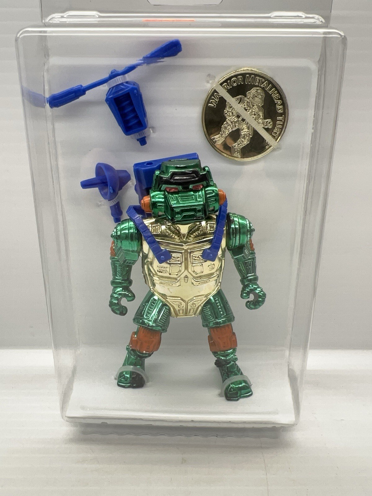 1995 Warrior Metalhead Michaelangelo. Vintage TMNT Figure