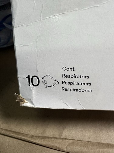3M P95 Multi - Purpose Disposable Particulate Respirator White 10 pc - Picture 5 of 6