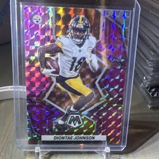2022 Panini Mosaic - Diontae Johnson #165 Camo Pink Mosaic Prizm