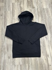Lululemon Mujer All Yours Sudadera con Capucha Terry Francés Negro Pullover Yoga Talla 8 LW3DAMS