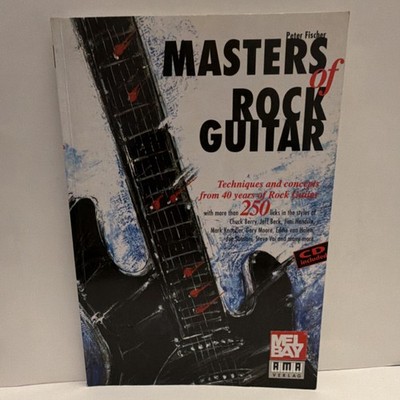 Masters of Rock Guitar by Peter Fischer Book Rock Instruction Legends Mel Bay