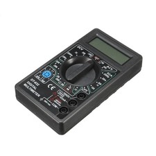 Digital LCD Multimeter Ohm Voltage Ampere Meter Buzzer Function with Test DT832