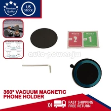 360° Vacuum Magnetic Phone Holder - Suction Cup Car Mount With Foldable Stand