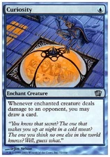 Curiosity - Medium Play MTG 8th Edition
